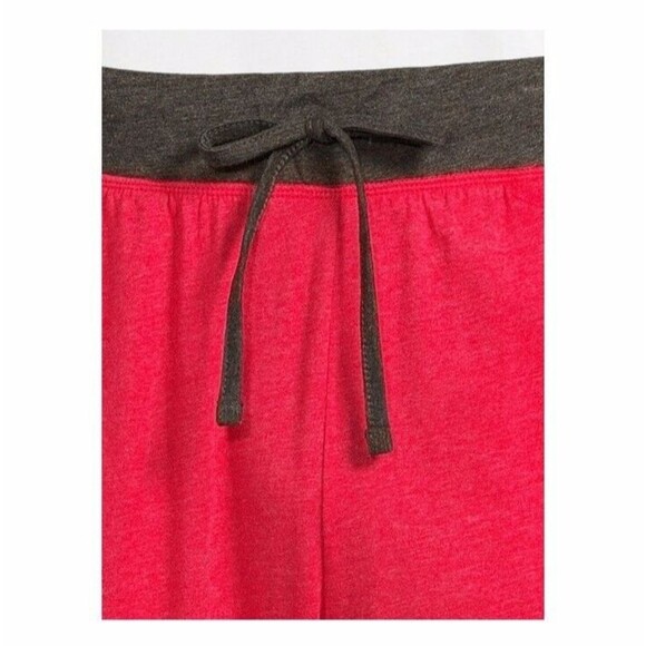 Mens Red Sleep Pants with Drawstring Pajama Bottoms Multi-Sizes - Picture 3 of 5
